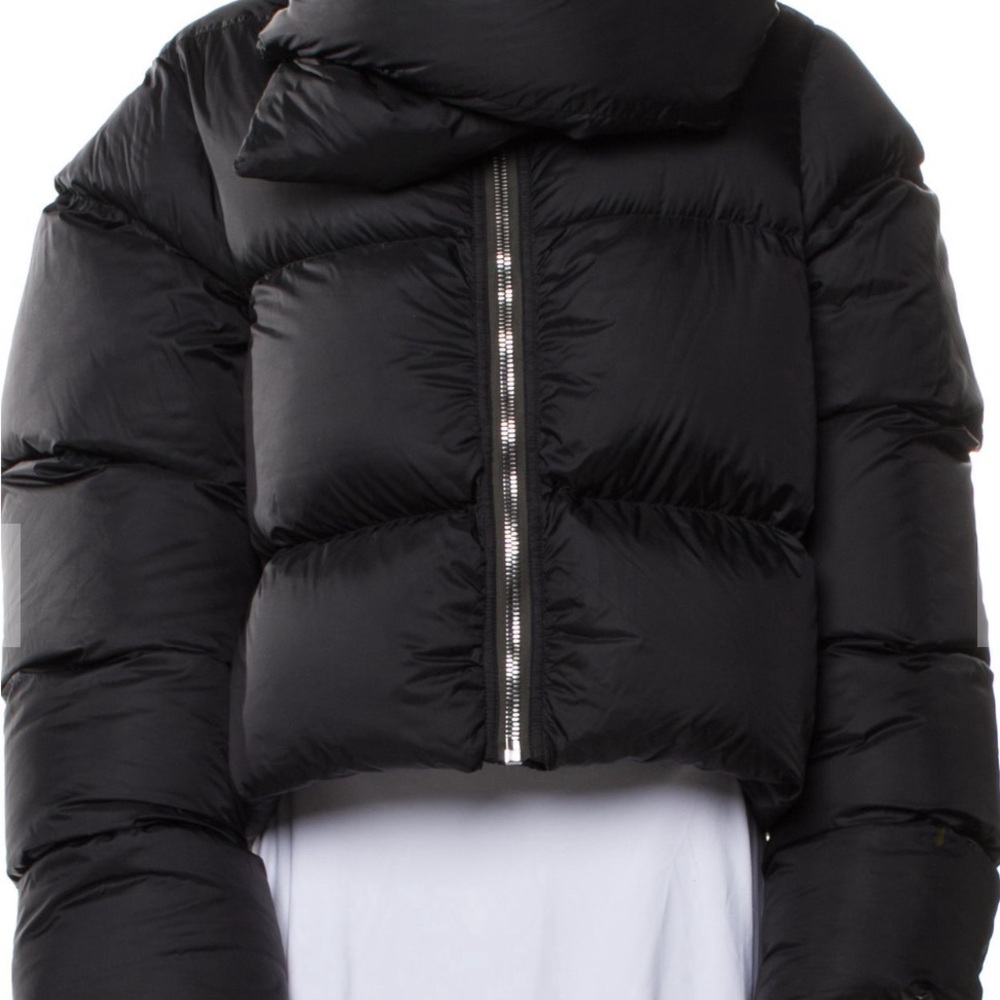 Rick Owens Funnel Neck Puffer Jacket